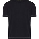 Sea island cotton pique T‑shirt