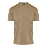 Cotton crew neck t‑shirt