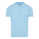 Cotton‑pique polo shirt