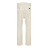 Cotton straight‑leg trousers
