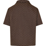 Gucci GG canvas linen-blend bowling shirt