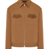 Long-sleeved zip-up jacket