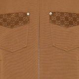 Long-sleeved zip-up jacket