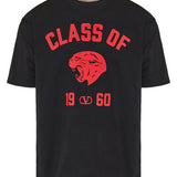 Panther-print cotton T-shirt