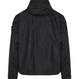 Hooded jacket with water-resistant membrane