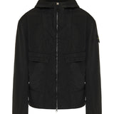 Zip-front hooded jacket