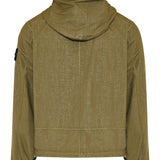 Stone Island Hooded organic-look nylon panama jacket