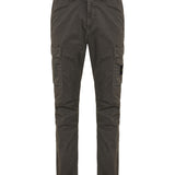 Stone Island Organic-cotton stretch broken-twill trousers