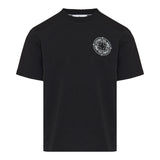 Regular-fit T-shirt with outline Compass print