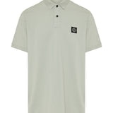 Stone Island Logo patch polo shirt
