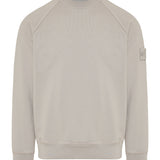Stone Island Heavy organic cotton fleece sweatshirt