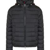 Vermeille hooded short down jacket
