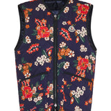 Franqui reversible floral down gilet