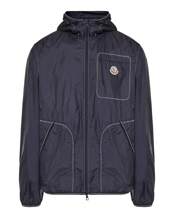 Terche hooded windbreaker jacket