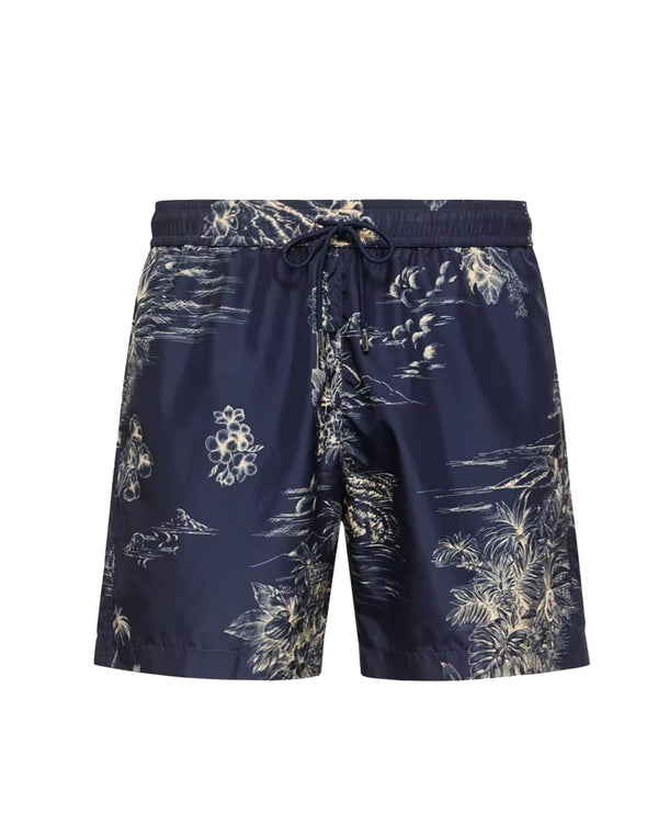 Moncler Floral print swim shorts