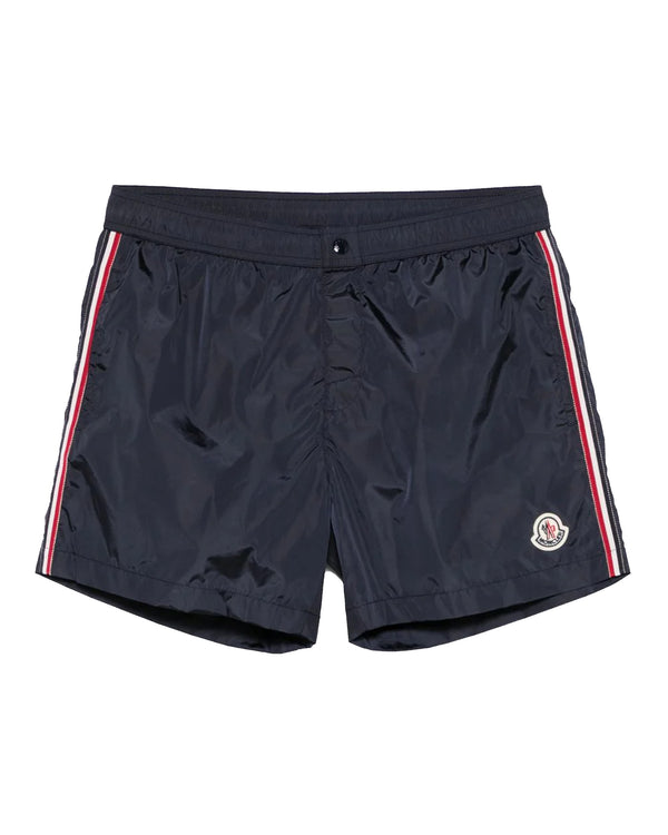 Logo patch swim shorts
