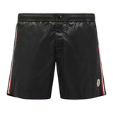 Moncler Tricolour-trimmed swim shorts