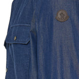 Moncler Denim-effect shirt jacket