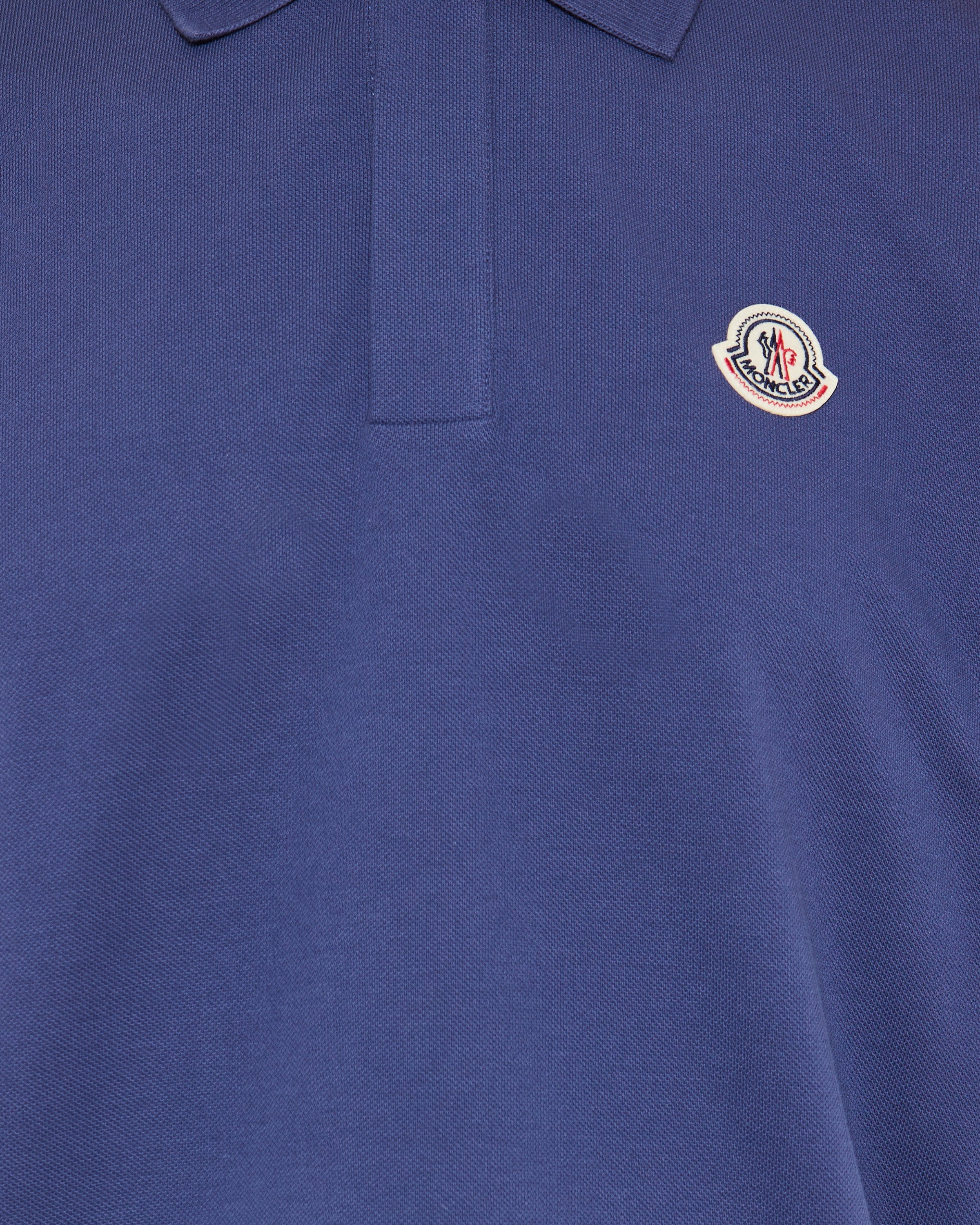 Moncler Logo patch cotton polo shirt – Luisa World
