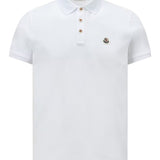 Moncler Logo patch cotton polo shirt
