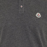 Moncler Tricolour-trimmed cotton piqué polo shirt