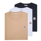 Moncler Logo patch cotton T-shirt set