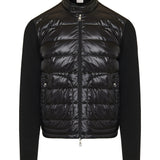 Moncler Padded wool zip-up cardigan