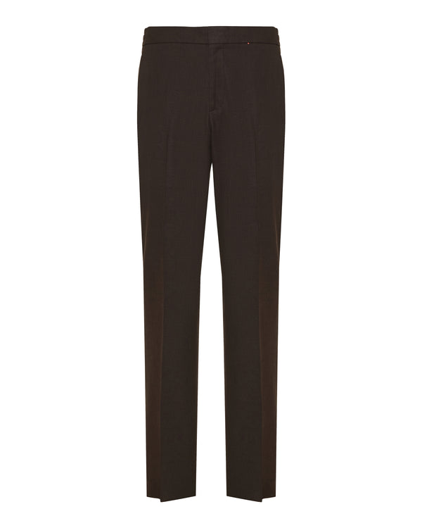 Zegna Straight-leg linen trousers