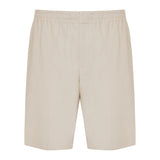 Elasticated linen shorts