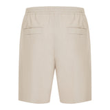 Elasticated linen shorts