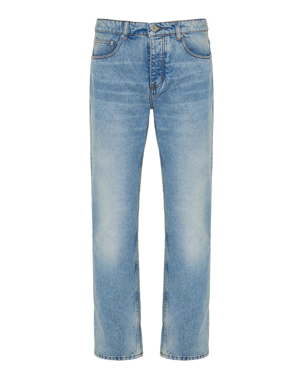Classic-fit cotton jeans