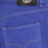 Versace Straight-leg logo-appliquéd jeans