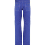 Versace Straight-leg logo-appliquéd jeans