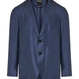 Cashmere and linen blazer