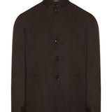 Zegna Linen stand-collar jacket