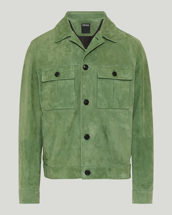 Zegna Suede blouson