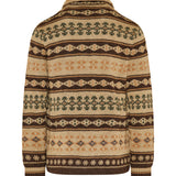 RRL Jacquard-knit linen-blend cardigan