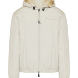 Berguns reversible hooded down bomber jacket