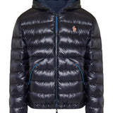 Berguns reversible hooded down bomber jacket