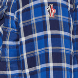 Gelt check cotton-blend down shirt jacket