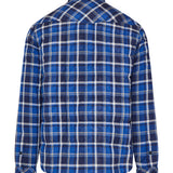 Gelt check cotton-blend down shirt jacket