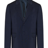 Wool canvas blazer