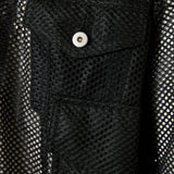 Comme des Garçons Black Mesh biker jacket