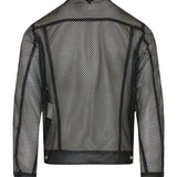 Comme des Garçons Black Mesh biker jacket
