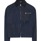 Comme des Garçons Homme Patchwork zip overshirt