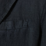 120% Lino buttoned v-neck blazer