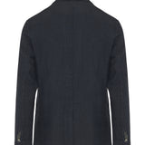 120% Lino buttoned v-neck blazer