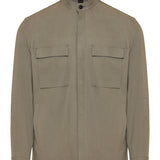 Zegna Stand-collar linen overshirt