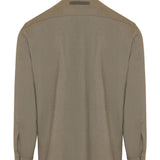 Zegna Stand-collar linen overshirt