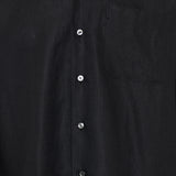 Stand-up collar linen shirt